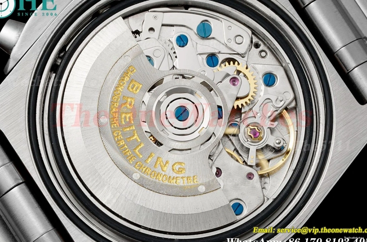 TF A7750 SS Stk B01 Chronomat Blue 42MM SS 0203